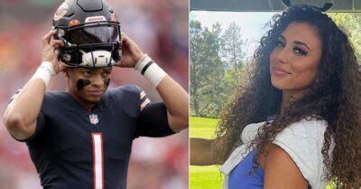 Justin Fields Spotted with Girlfriend Amid Bears Growing Quarterback ...