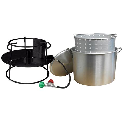 King Kooker Jet Cooker Aluminum Pot Package Silverblack Silverblack Sportsmans Warehouse