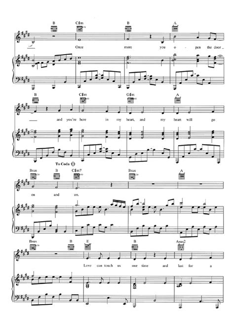 Titanic My Heart Will Go On Piano Sheet Music Easy Sheet Music