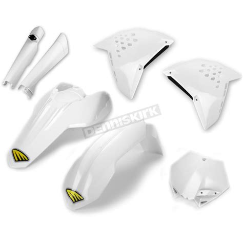 Cycra White Powerflow Body Kit 1CYC 9306 42 Dirt Bike Motocross