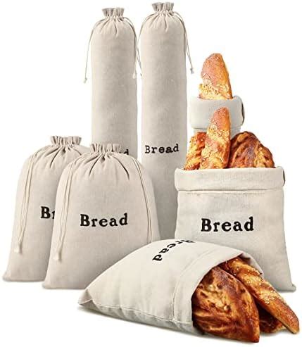 Amazon Reusable Bread Bags For Homemade Bread Organic Linen