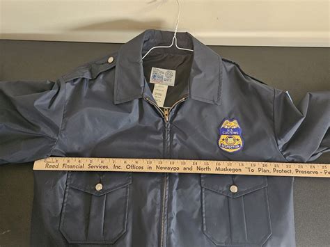 Vintage R And R Uniforms U S Customs Inspector Jacket Gem