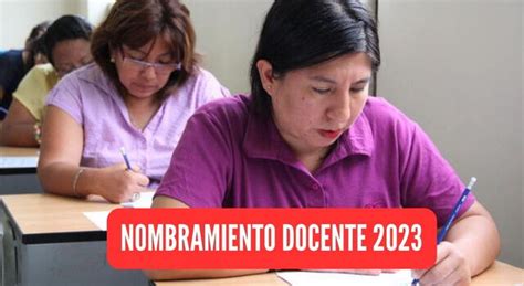 Resultados finales Nombramiento Docente mira aquí la relación de