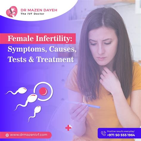 Female Infertility Symptoms Causes Tests And Treatment Dr Mazen