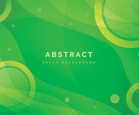 Abstract Green Wave Background Freevectors