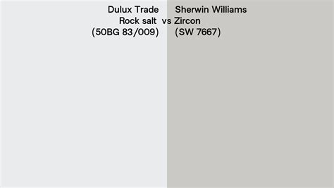 Dulux Trade Rock Salt Bg Vs Sherwin Williams Zircon Sw