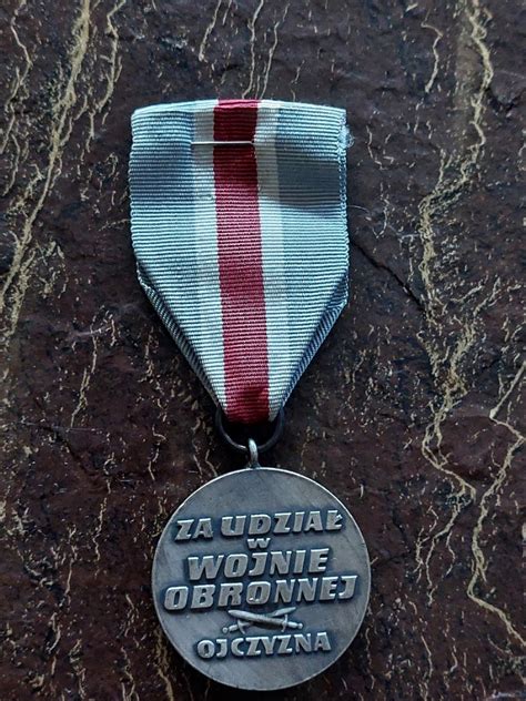 Medal Za Udzia W Wojnie Obronnej Ojczyzna Widwin Kup Teraz