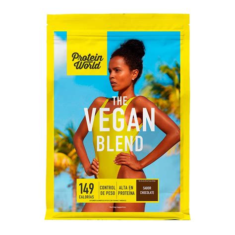 Prote Na Vegana En Polvo Sabor Chocolate Protein World Kg