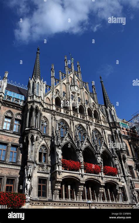 New Town Hall Neues Rathaus In Munich Germany Stock Photo Alamy