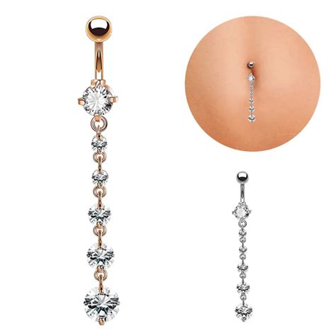 1Pc New Sale Sexy Dangle Belly Bars Belly Button Rings Belly Piercing