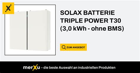 Solax Power Solax Batterie Triple Power T Kwh Ohne Bms