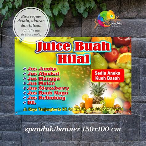 Jual Spanduk Banner Jus Buah Shopee Indonesia