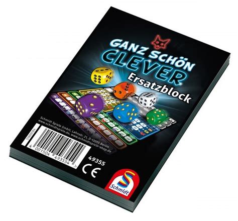 Ganz Sch N Clever Ersatzblock