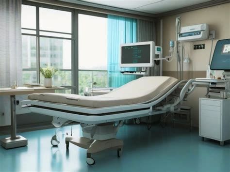 Premium AI Image | Interior of hospital emergency room