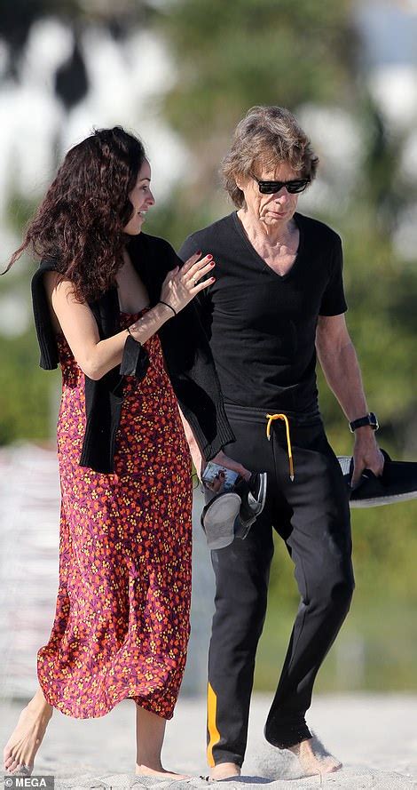 Mick Jagger, 78, and girlfriend Melanie Hamrick, 34, hit the beach ...