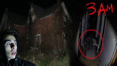 3 Am Challenge In Haunted House Ghost Exploring Abandoned Haunted