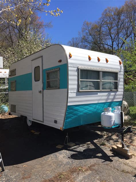 Restored 1969 Frolic Camper Small Camper Trailers Glamper Camper