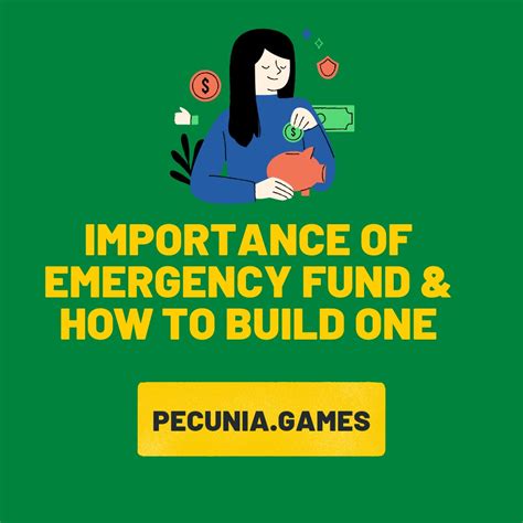 The Importance Of Emergency Funds Pecunia Games