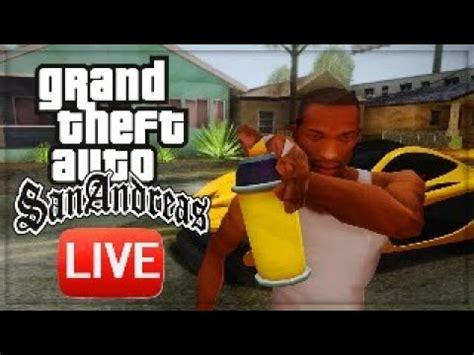 Grand Theft Auto San Andreas ATÉ ZERAR AO VIVO SEM MANHÃS YouTube