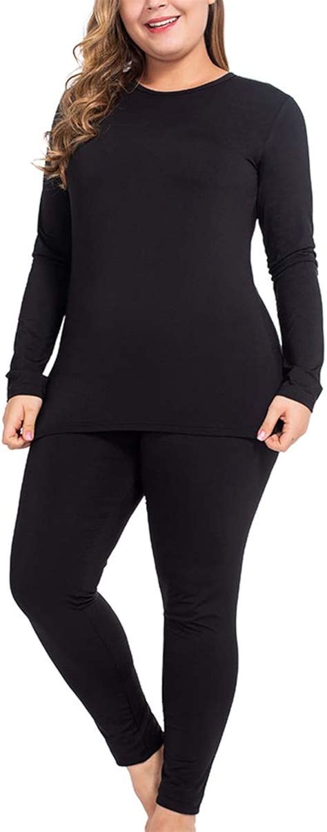 Plus Size Thermal Underwear Xl Blk Amazon Ca Clothing And Accessories