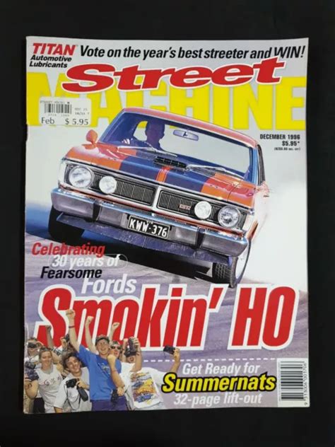 Street Machine Magazine December Vol14 No8 1996 Holden Ford Eur 752 Picclick It