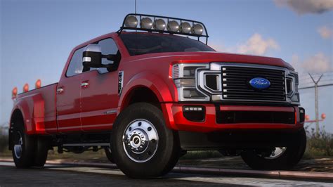 2021 Ford F 450 Platinum Add On Fivem Tuning Template Vehfuncs