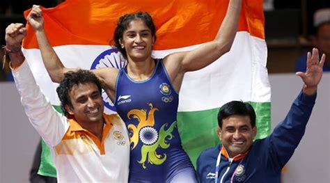 Asian Games 2018 Day 2 Highlights Vinesh Phogat Wins Gold Deepak Kumar Lakshay Sheoran Take