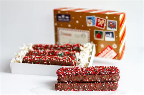 Dear Santa Chocolate Pretzel Stick T Box Posh Pretzels