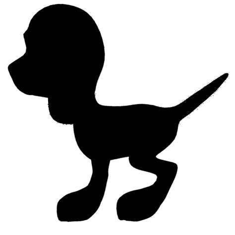 Puppy Dog Silhouette Free Stock Photo Public Domain Pictures