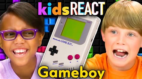 Kids React To The Original Gameboy Kids React Youtube