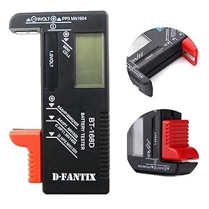 D Fantix Testeur De Batterie Num Rique Checker Pour Batterie Aa Aaa C D