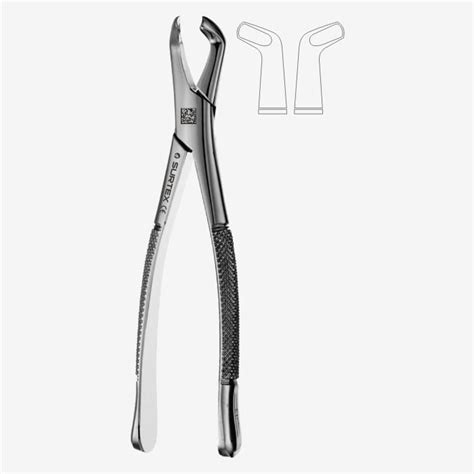 American Pattern Tooth Extraction Forceps Fig 222 Surtex®