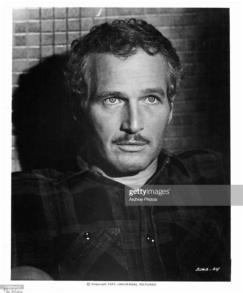 Paul Newman Leaning Back Against Wall In A Scene From The Film The