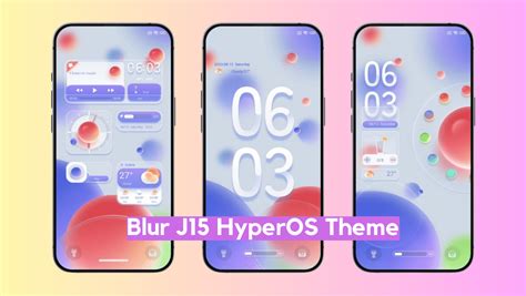 Blur J Hyperos Theme For Xiaomi With Dynamic Widgets Hyperos Themes