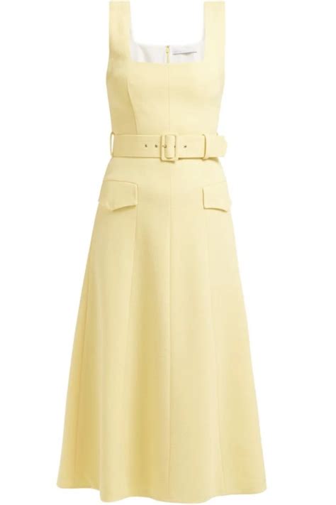 Rent Petra Belted Wool Crepe Midi Emilia Wickstead Hurr