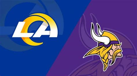 Los Angeles Rams Vs Minnesota Vikings Matchup Preview 122621