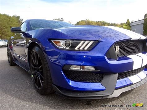 2016 Deep Impact Blue Metallic Ford Mustang Shelby Gt350 112347558 Photo 32