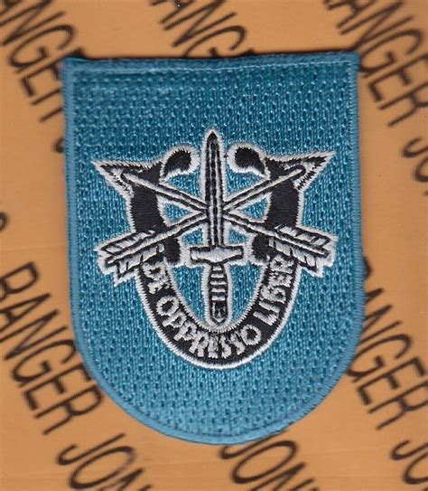 Th Special Forces Group Airborne Sfga Large Beret Flash Pocket