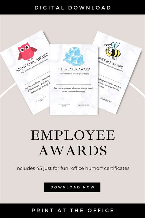 Employee awards certificates – Artofit