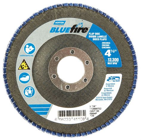 Norton Flap Disc In Mounting Hole Size Abrasive Grit Medium