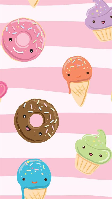 Kawaii Food Wallpapers on WallpaperDog