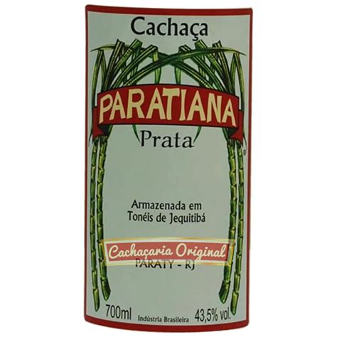 Cacha A Paratiana Prata Ml Cacha Aria Original Originalidade A