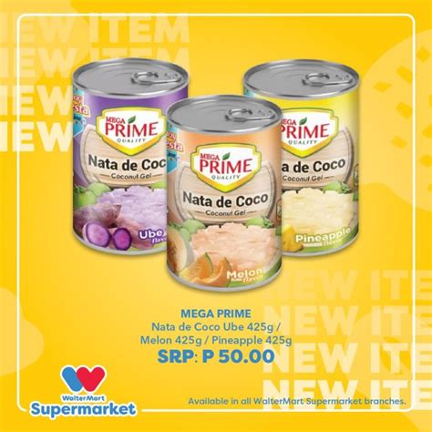 Mega Prime Quality Has New Ube Pineapple Melon Flavoured Nata De Coco