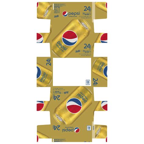 Pepsi Cola Caffeine Free Soda Pop 12 Fl Oz 24 Pack Bottles