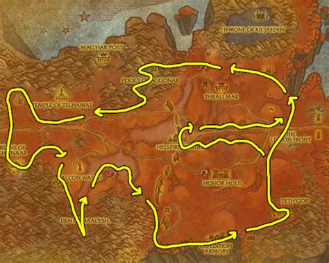 Silithus Mining Route Classic Wow Wow Farming Dreamfoil World Of