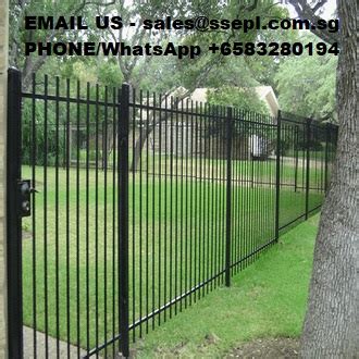 Private Property Wrought Iron Fence Singapore Specialized Engineering