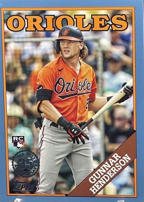 Gunnar Henderson Topps Update Us Topps Baseball Blue