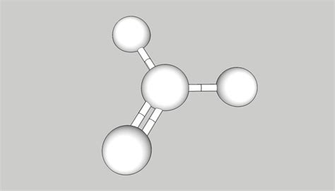 Archivo STL Gratuito Formaldehyde MoleculeObjeto Imprimible En 3D Para