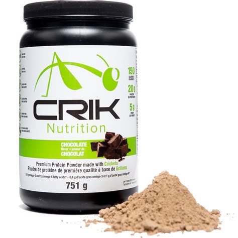 Chocolate Cricket Protein Powder by CRIK Nutrition