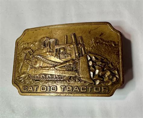 Caterpillar Tractor Caterpillar Lift Trucks Vintage Belt Buckle Eur 76